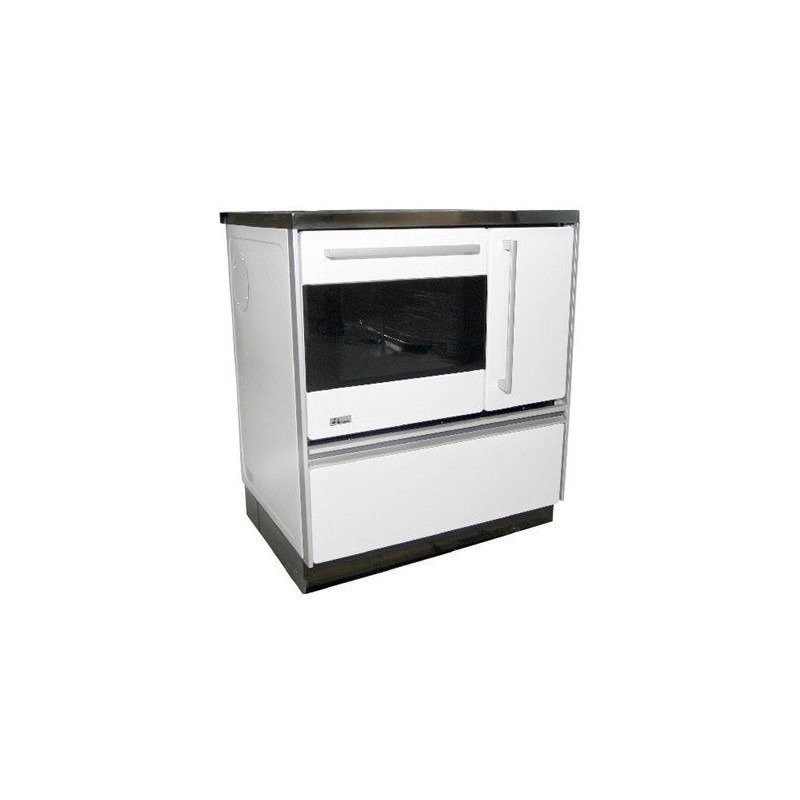 MBS Royal 720 PLUS ECO sporák na tuhá paliva bílý - levý